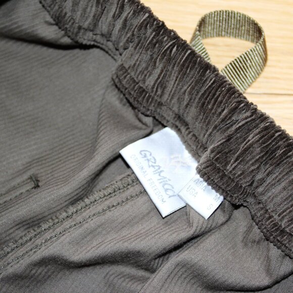 BNWT AW24 GRAMICCI CORDUROY LOOSE TAPERED RIDGE PANT GREEN S - Picture 8 of 15